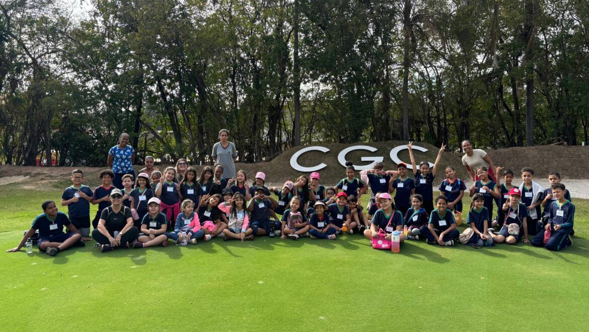 Visita da Escola Municipal Ramona Canhete Pinto ao Clube de Golfe de Campinas